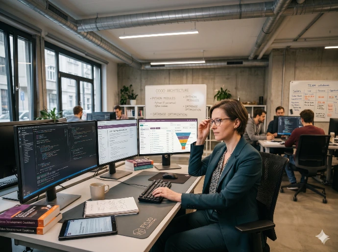 équipe FYLIO pour la bonne intégration d'ODOO dans leurs sociétés